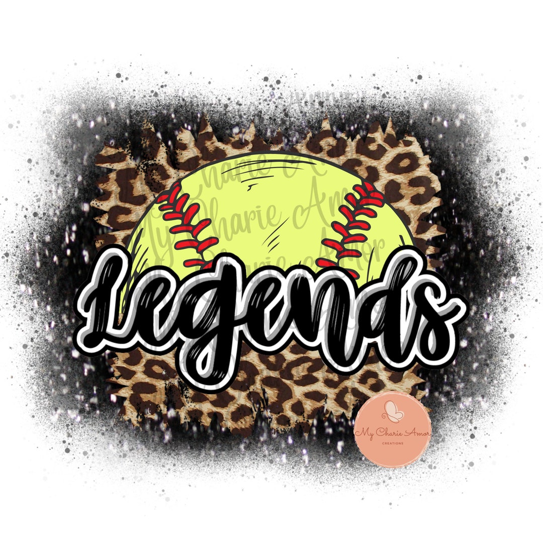 Legends Png, Legends Softball, Team, Sublimation, Cheetah Print