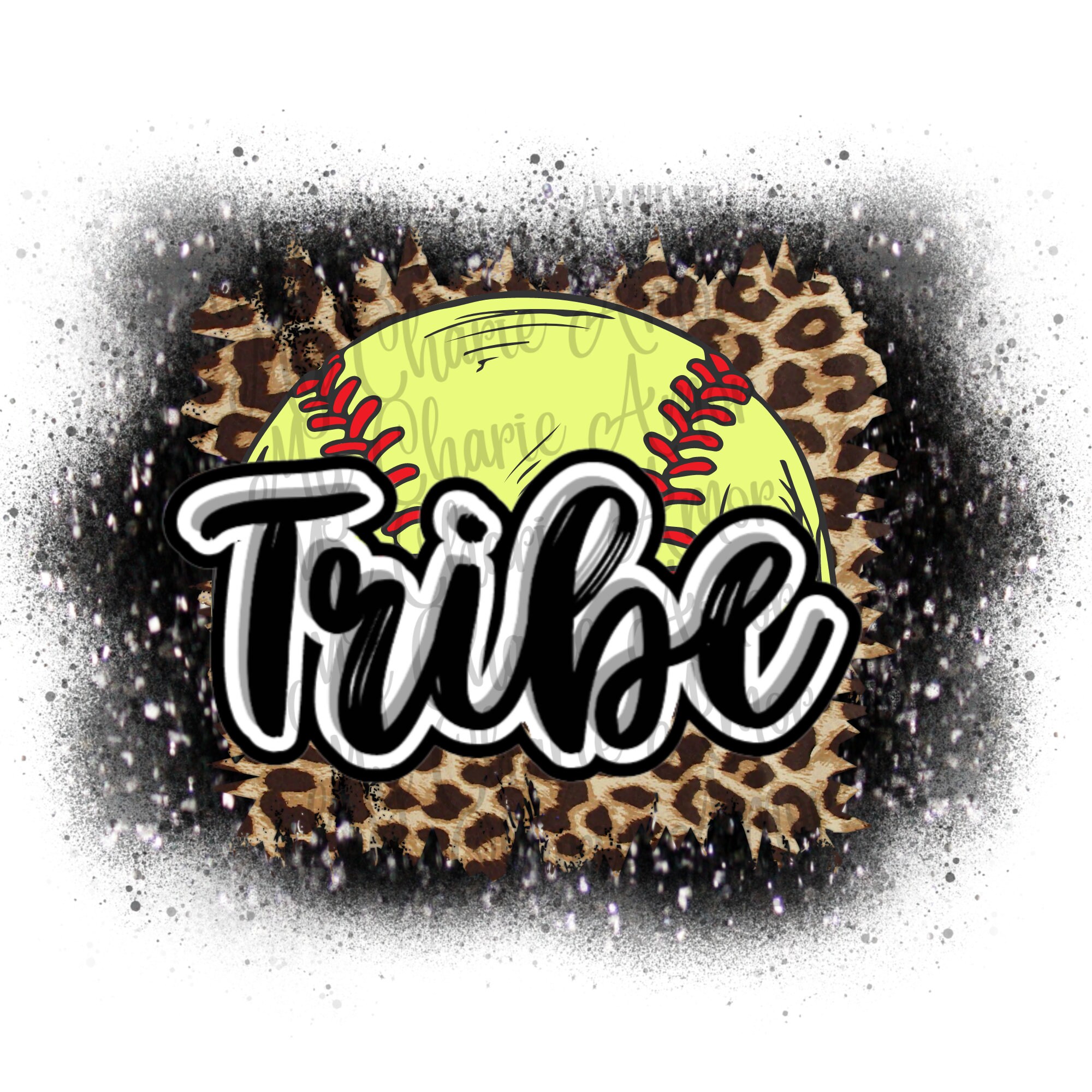 Tribe Png Tribe Softball Team Sublimation Cheetah Print Etsy