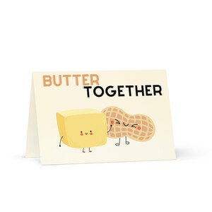 Beurre Ensemble Punny Carte De Vœux | Physique ou téléchargeable