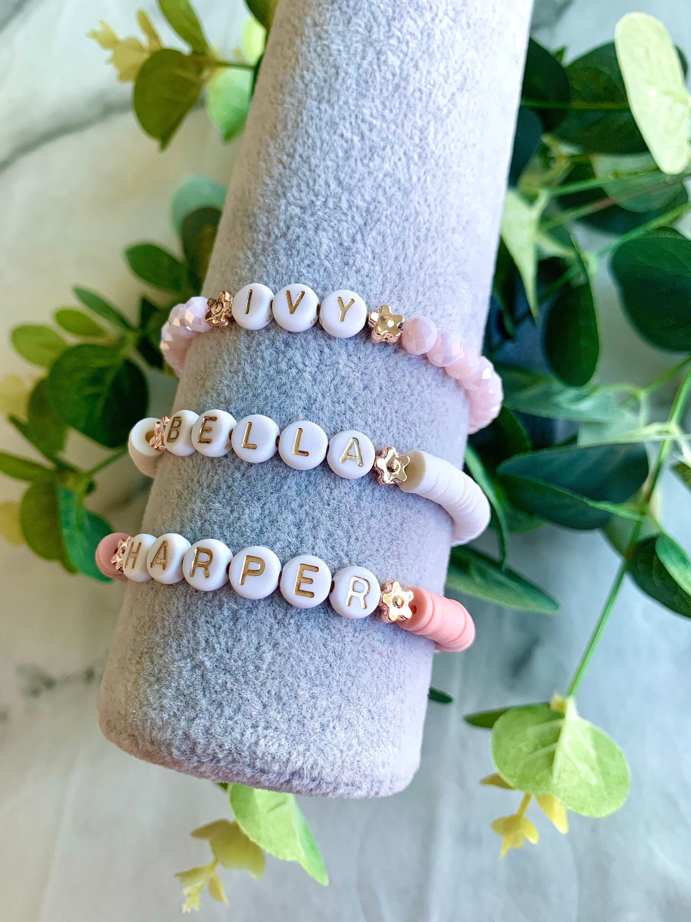 Personalised Flower Girl Bracelet // Gift for Flower Girl Etsy