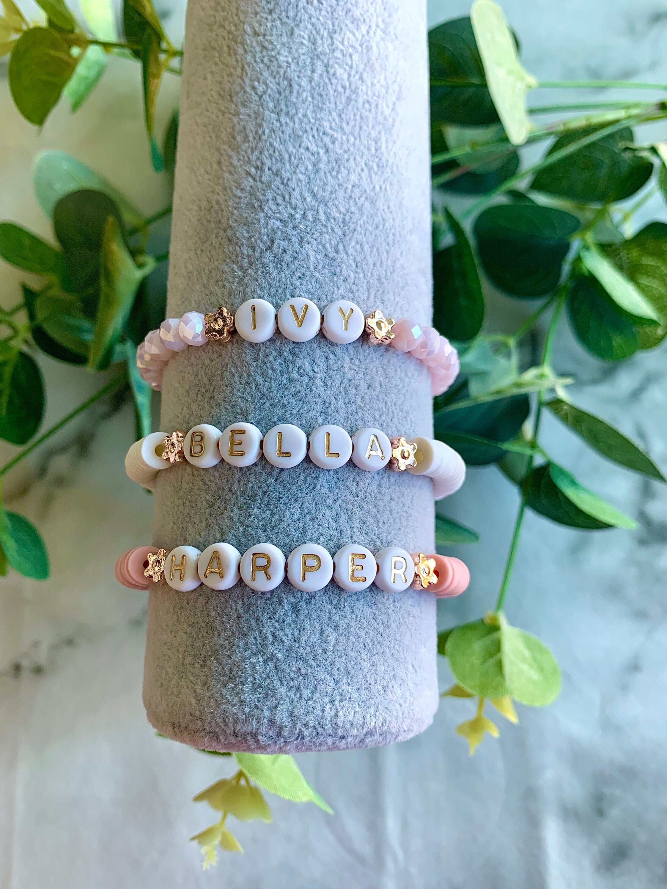 Personalised Flower Girl Bracelet // Gift for Flower Girl Etsy