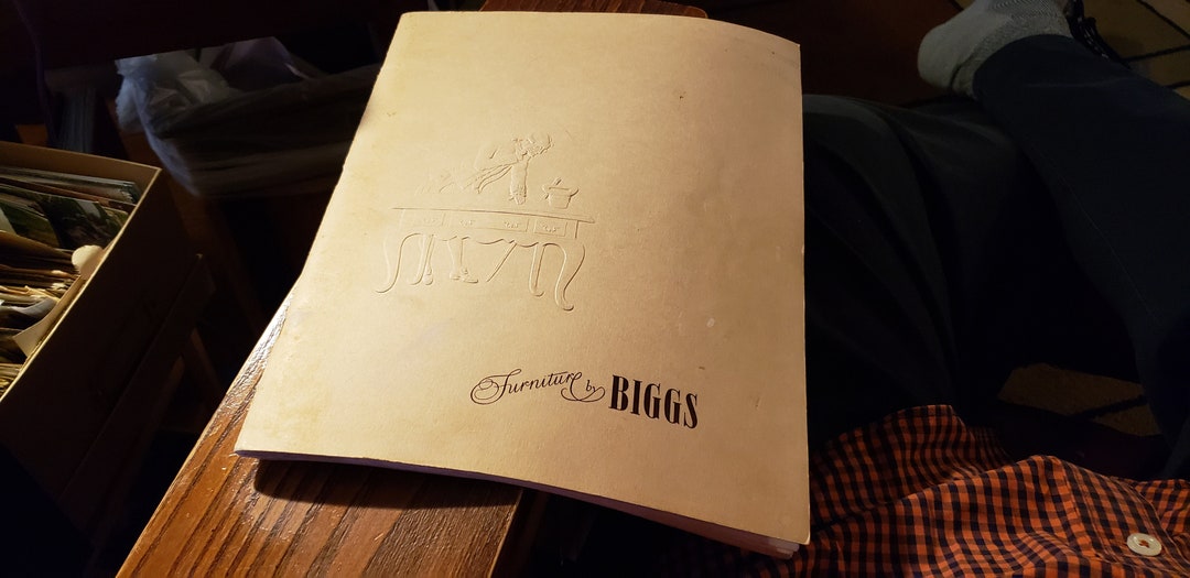 1966 Biggs Furniture Catalog Richmond Virginia Embossed Cover Etsy