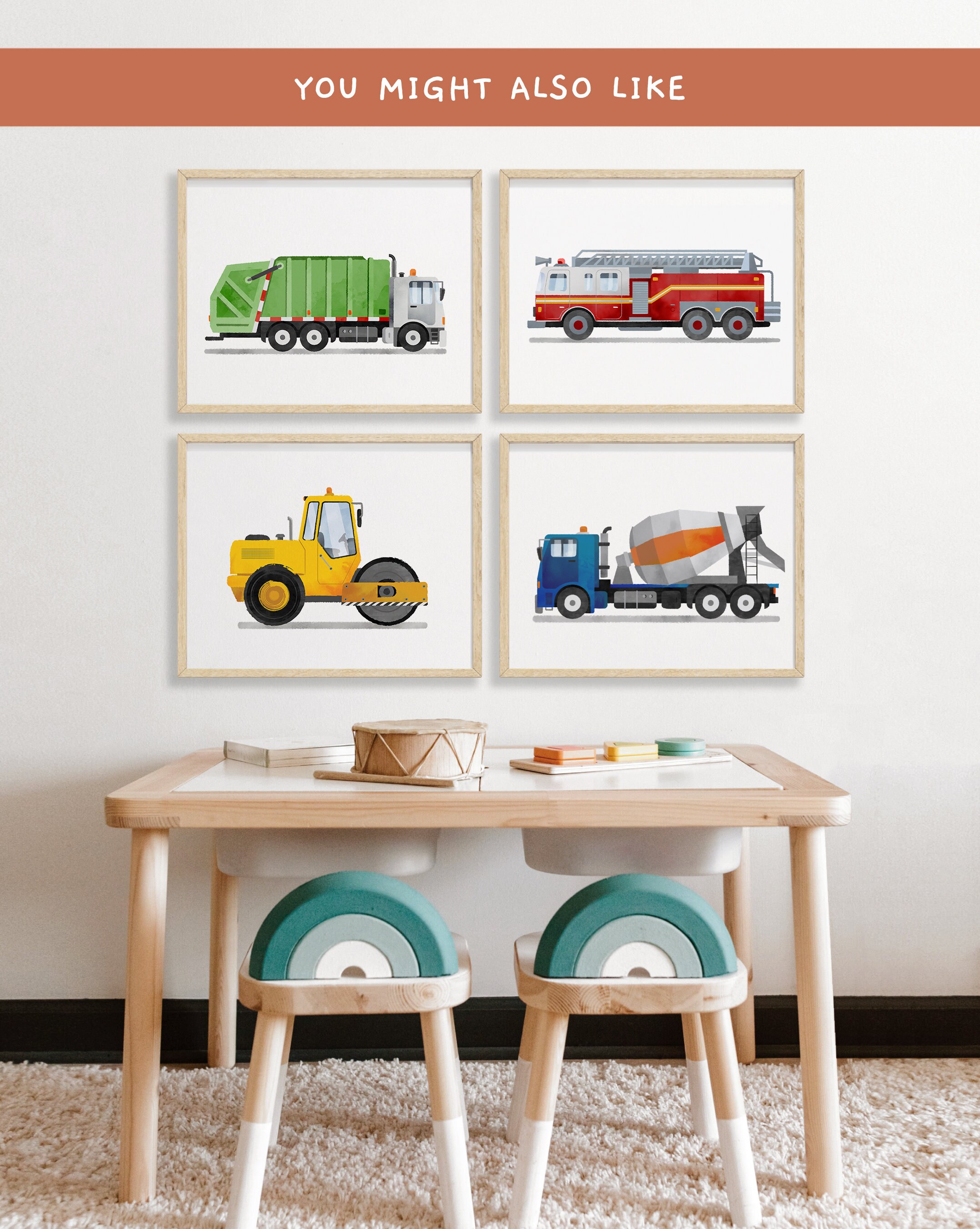 Road Roller Print, Roller Compactor Poster, Road Roller Wall Art ...