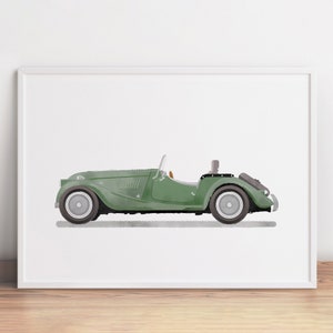 Vintage Printable, Classic Car Wall Art, Transportation Decor, Big Boy Room Decor, Car Printable, Vehicle Wall Art, Retro Car Print