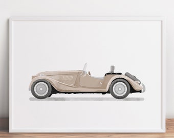 Vintage Printable, Classic Car Wall Art, Transportation Decor, Big Boy Room Decor, Car Printable, Vehicle Wall Art, Retro Car Print