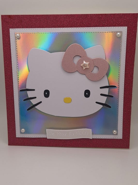 Carte Vierge Anniversaire Hello Kitty Samrio - Avec Enveloppe - Neuve