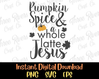 Especia de calabaza y un café con leche entero Jesús Png, Svg, Eps, Descarga digital