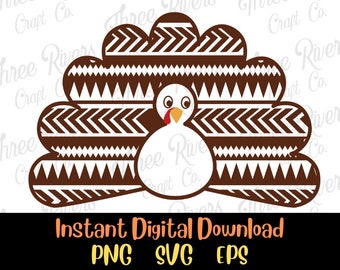 Acción de Gracias PNG, Diseño de sublimación de Acción de Gracias, Turquía PNG, Turquía SVG, Pavo Eps, Descarga digital