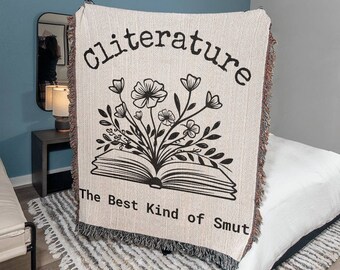 Smut Reader Gift, Stfuattdlagg, Hot Books, Booktok, Spicy Book Lover, Booknook Blanket, Bookish Gift, Dark Romance Reader Blanket, Cliteratu