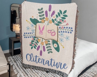Smut Reader Gift Stfuattdlagg  Booktok Spicy Book Lover Booknook Blanket Bookish Gift Dark Romance Reader Woven Blanket Gift Home Decor Hot