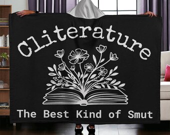Smut Reader Gift, Stfuattdlagg, Hot Books, Booktok, Spicy Book Lover, Booknook Blanket, Bookish Gift Dark Romance Reader Sherpa Blanket