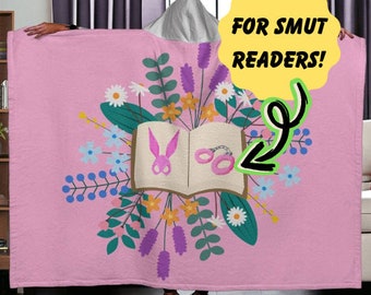 Smut Reader Gift Stfuattdlagg Hot Books Booktok Spicy Book Lover Booknook Blanket Bookish Gift Dark Romance Reader Sherpa Blanket Bookish Me