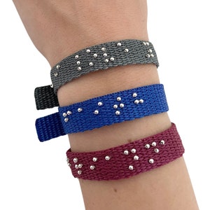 Custom braille bracelet hotsell