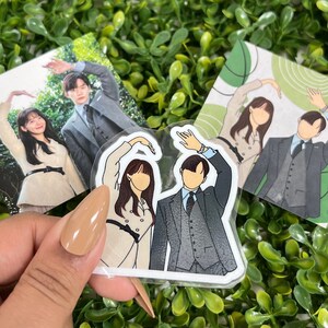 King the Land K-Drama Fanart Sticker - Waterproof Vinyl, Fan Gift, Drama Series Inspired Decor