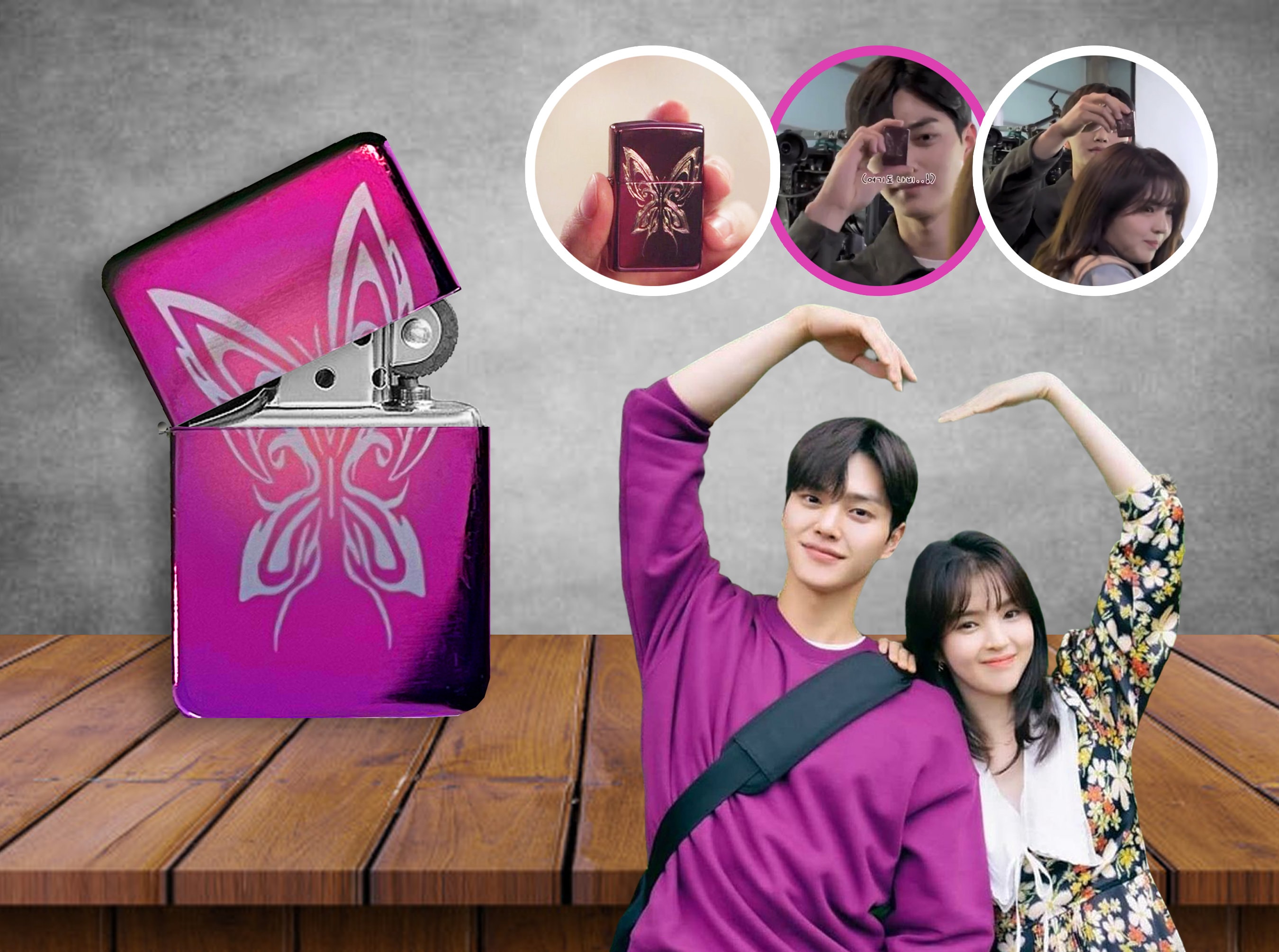 Nevetherless Butterfly Lighter - Korean Drama Inspired