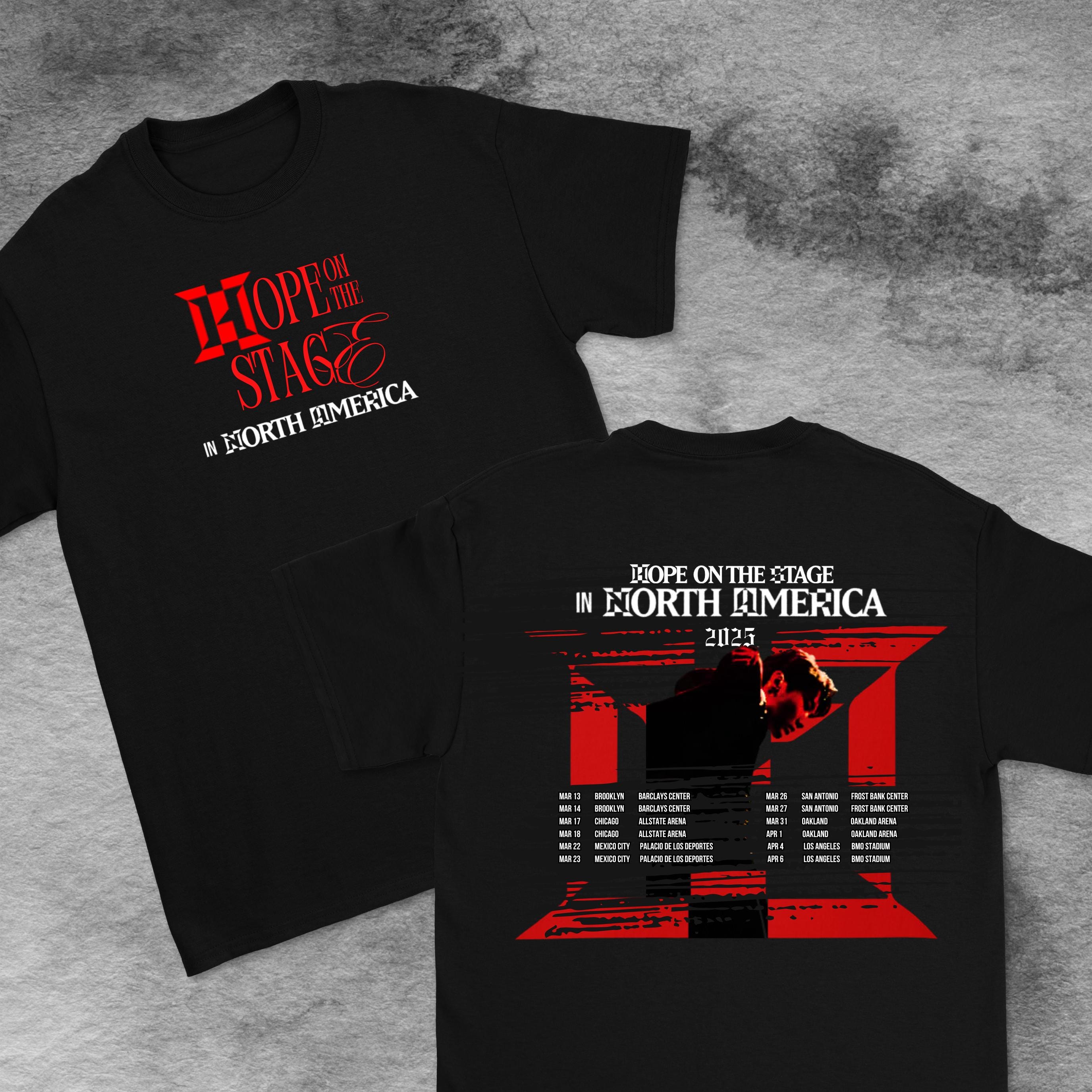アイドル [HOPE ON THE STAGE] Tour T-Shirt J-Hope Hope on The Stage Tour Shirt – Kpop Exchange