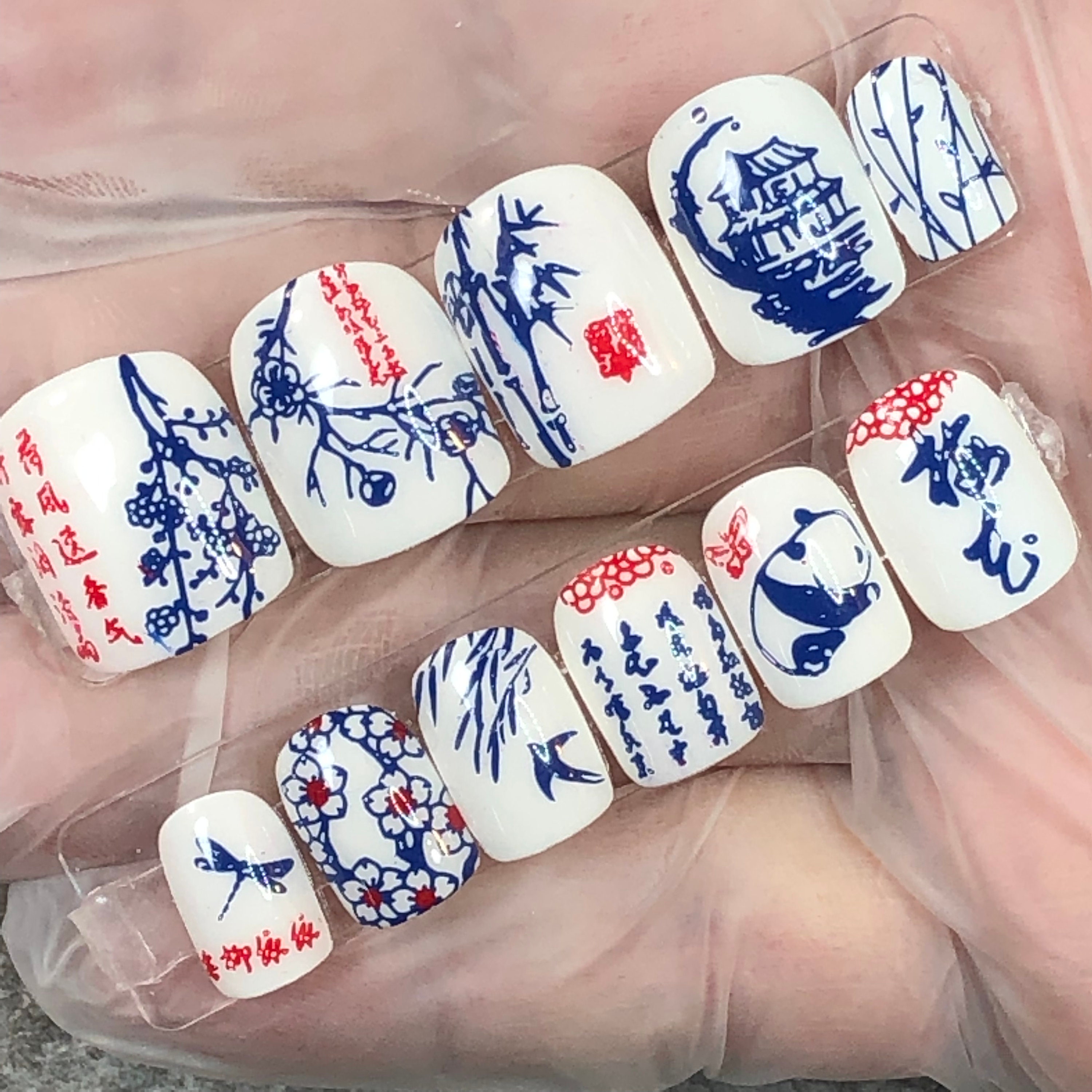 Chinese Nail Art - Etsy