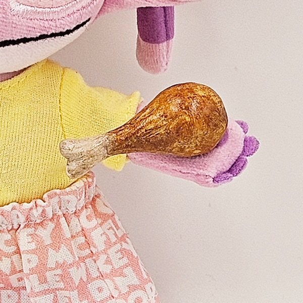 Turkey Leg for NuiMo Plush. Hand Magnet.