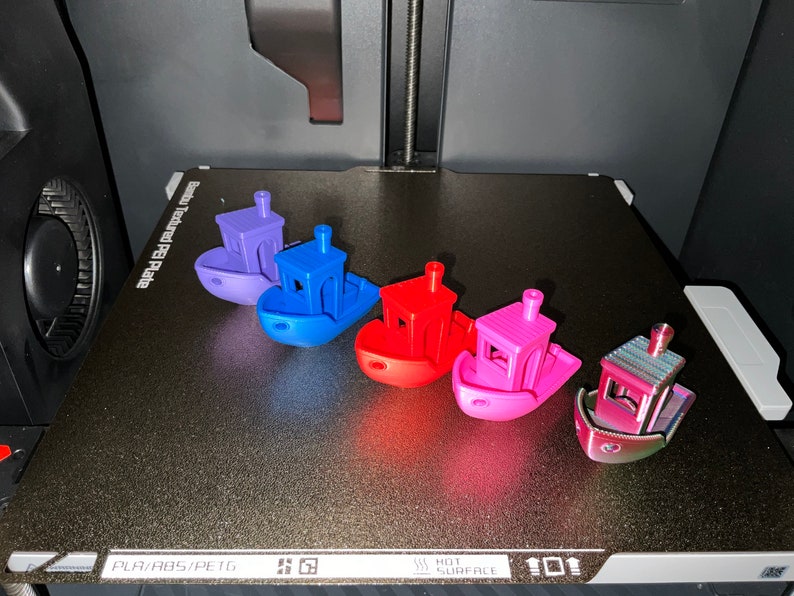 3D Printed Benchy Calibration Boat Etsy
