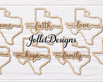 Texas Ornament, Christmas Ornament SVG, Christmas SVG, Texas svg, Christmas Ornament,  Glowforge SVG Files, Glowforge Files,  Laser Cut File