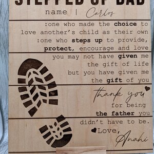 Paso Papá Día del padre Signo Archivo digital / Formato SVG incluido / Plantilla de signo de bricolaje personalizable / Descarga instantánea / Perfecto para láser