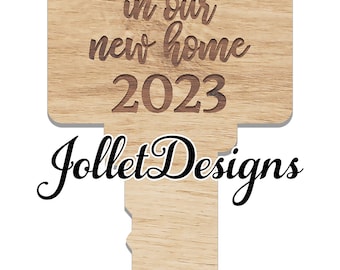Customizable House Key Christmas Ornament Vertical Engraving Digital File SVG Glowforge Laser Ready