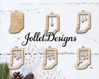 Indiana State Ornament Digital File | Customizable SVG PDF Template