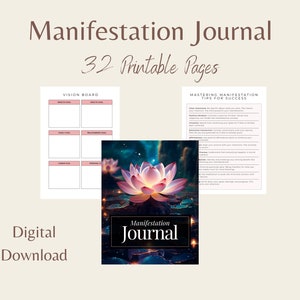 Manifestation Journal, Digital Manifestation Guide, 369 Manifest, Manifest Digital Book, Manifesting Ebook
