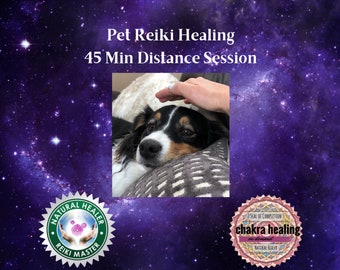 Distant Reiki for Pets: 45 Min Energy Session