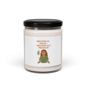 Soothing Scented Candle for Relaxation, Home Decor, Gifts for Her, Mindfulness Candle, Stress Relief, Aromatherapy Candle