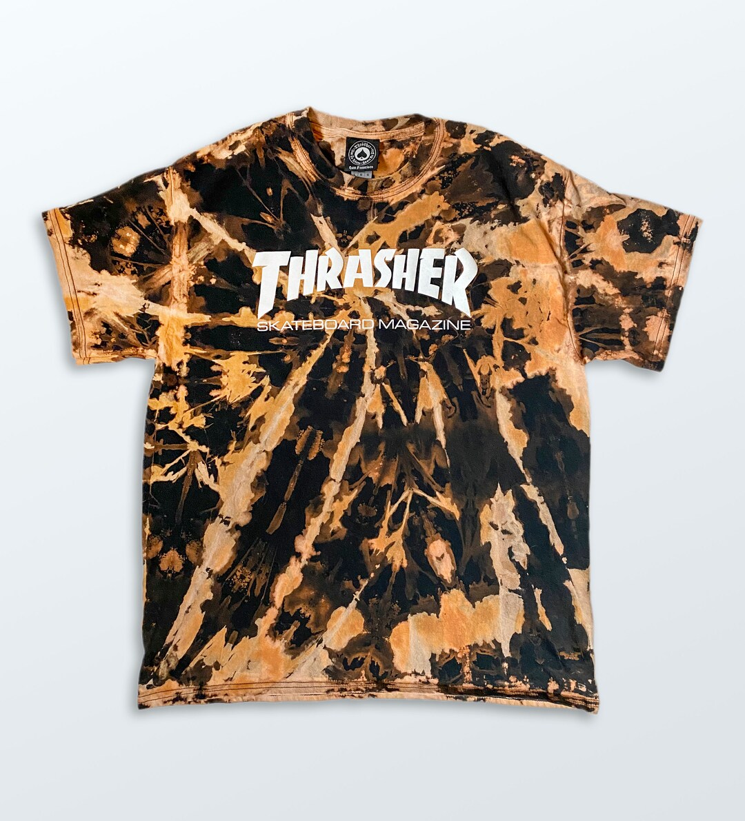 thrasher shirt tie dye