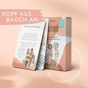 Körperliebe & Selbstliebe Täglich Affirmationen Karten 60st/ Selfcare-Set/ schönes Geschenkset/ Motivation, Mut Karten/ Achtsamkeit Impulse
