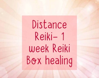 Reiki Box Distance Healing one week