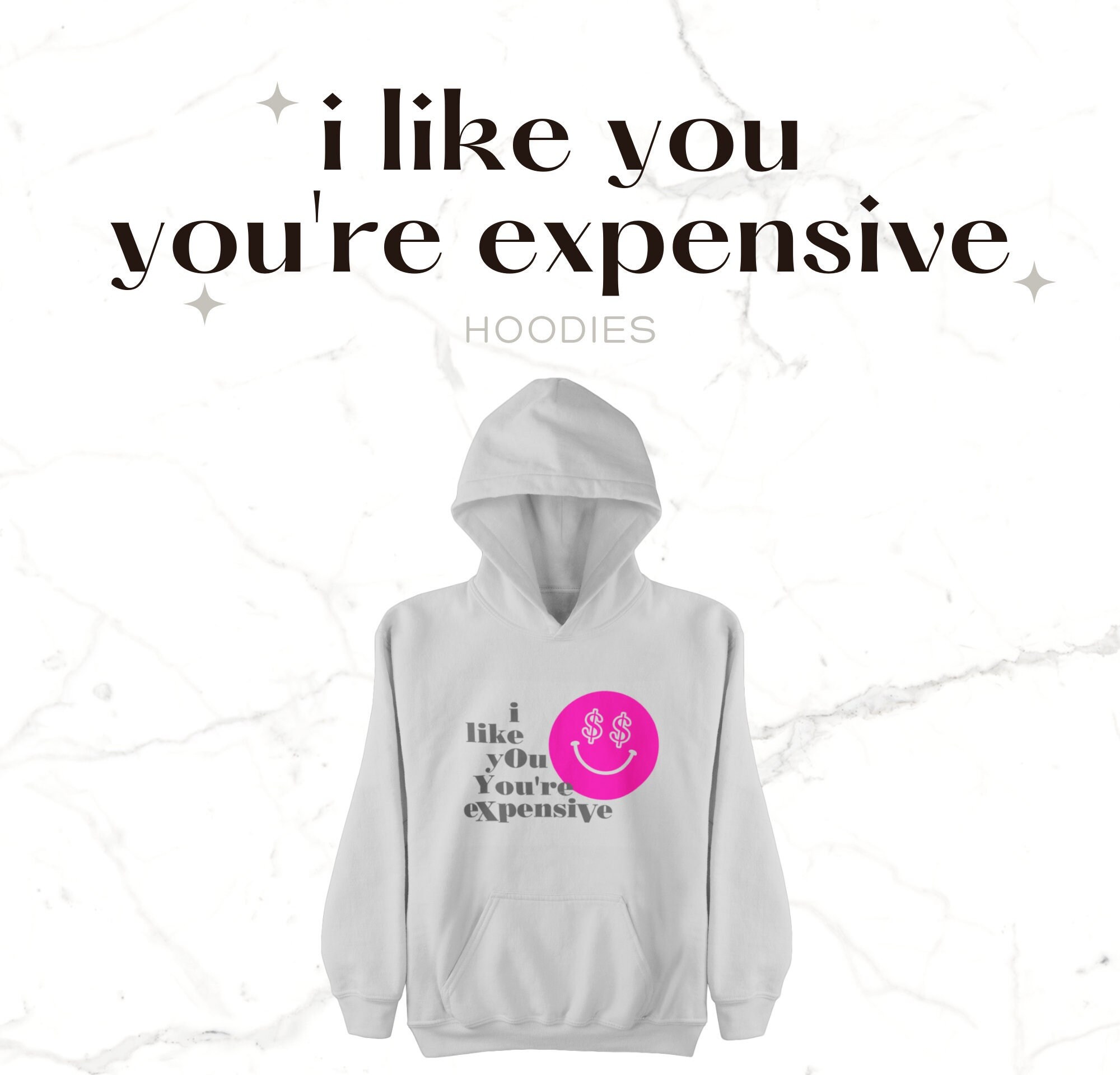 I Like You You re Expensive Hoodie Trendy Hoodie Hoodie Sweatshirt Preppy Hoodie Shop Luna