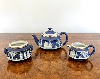 ウェッジウッド ジャスパー・ウェア ティーポット アンティーク Wedgwood (ウェッジウッド) ティーポットM 容量約900cc ジャスパー