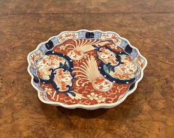 Fantastic quality antique Japanese Imari shaped dish