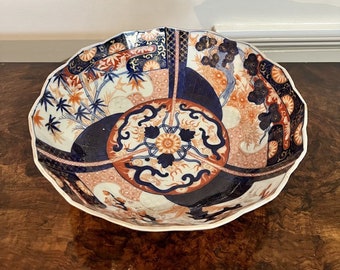 Antieke Japanse Imari-kom van hoge kwaliteit