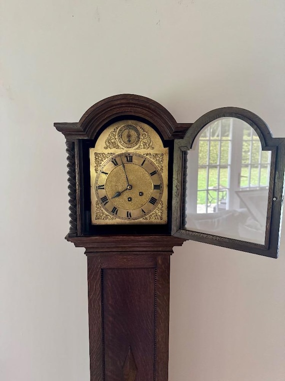 Wonderful Quality Antique Edwardian Oak Eight Day Chiming