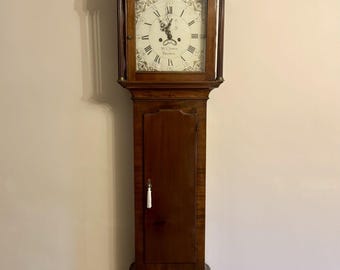 Emperor Clock Company Solid Oak Grandfather Clock Weight Driven