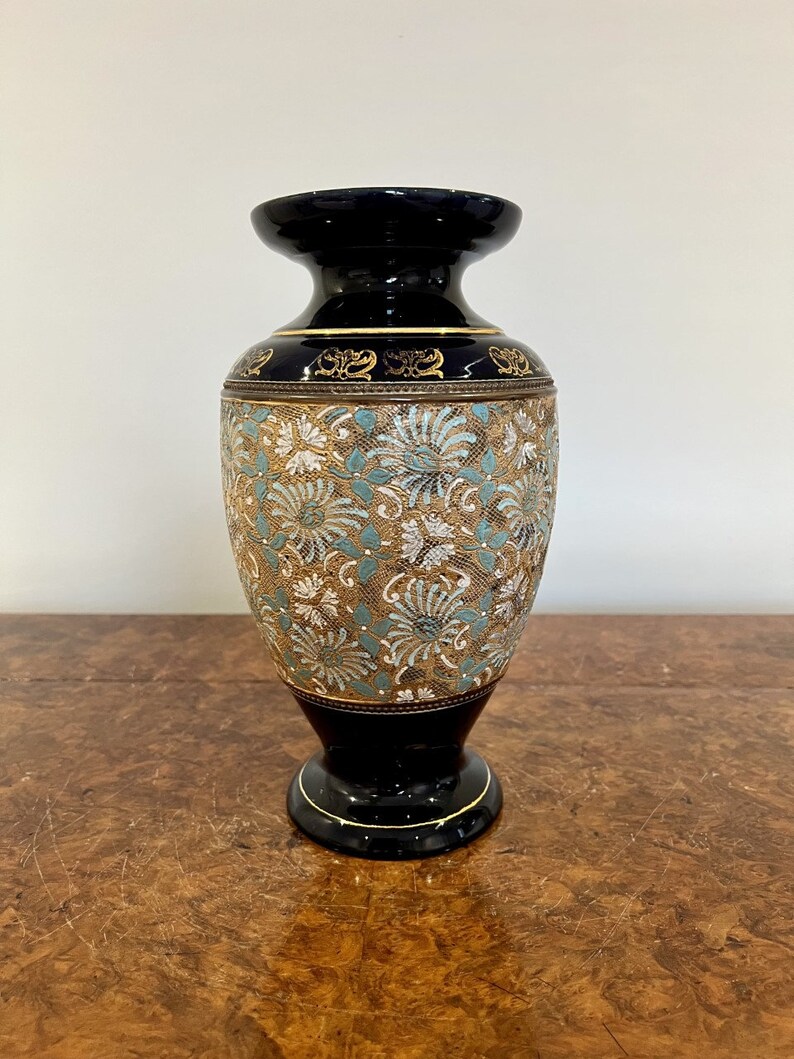 Pair of Antique Doulton Lambeth Vases Etsy UK