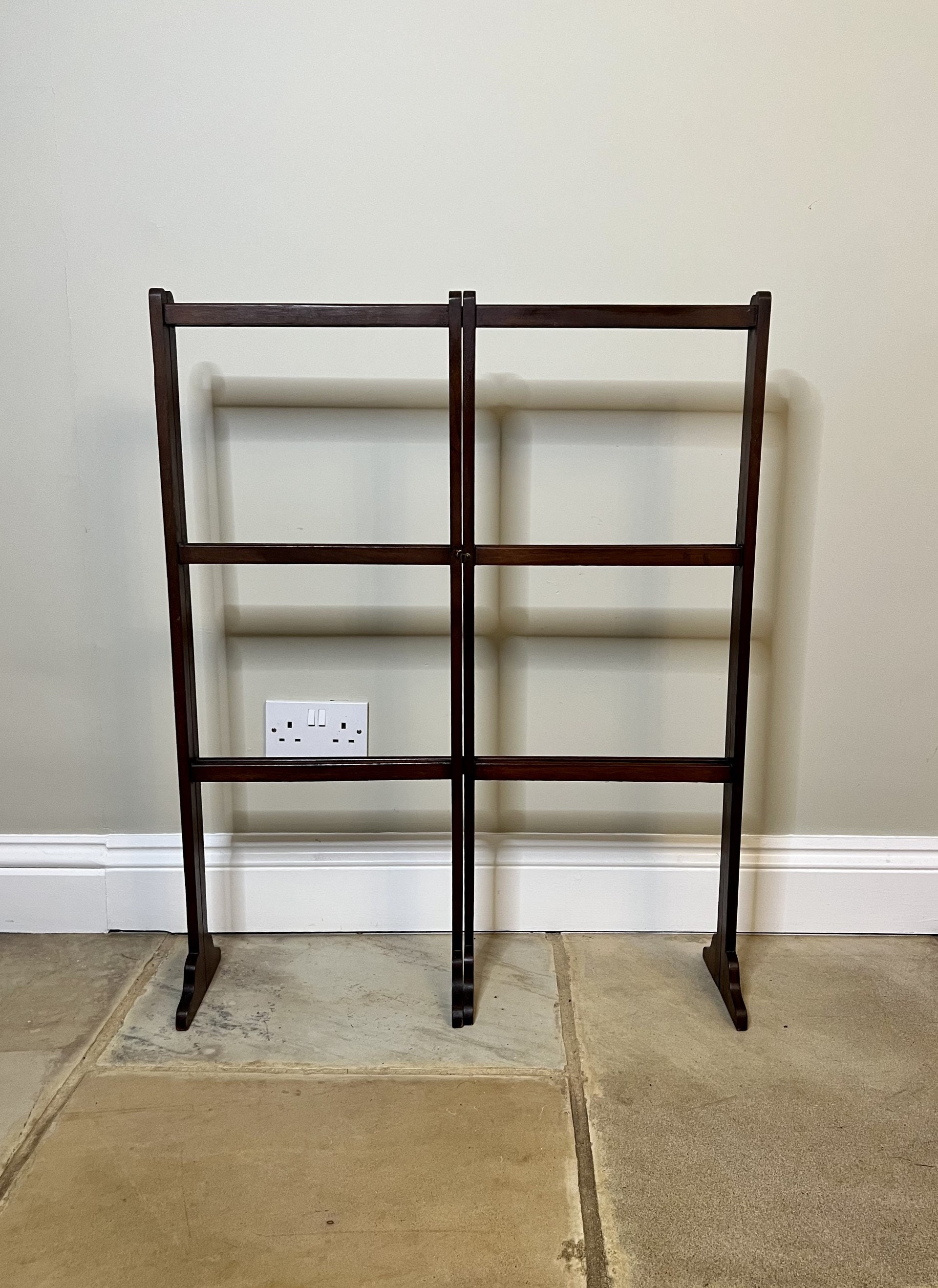 Quality Antique Edwardian Mahogany Folding Clothes Airer Etsy UK