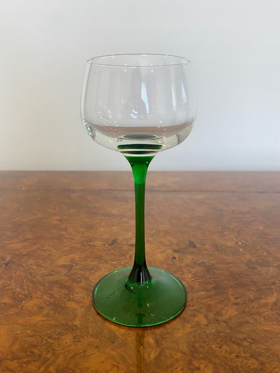 Set of Six Quality Edwardian Wine Glasses - Etsy