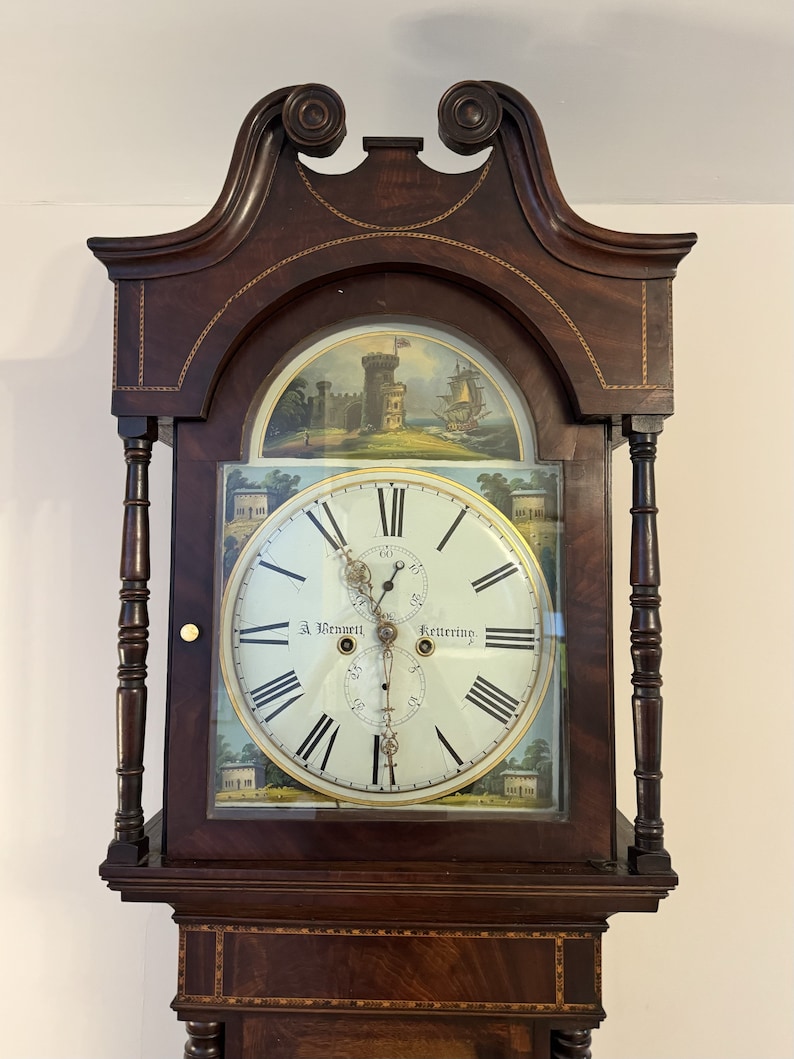 Fantastic Quality Antique George III Mahogany and Oak Longcase Clock - Etsy