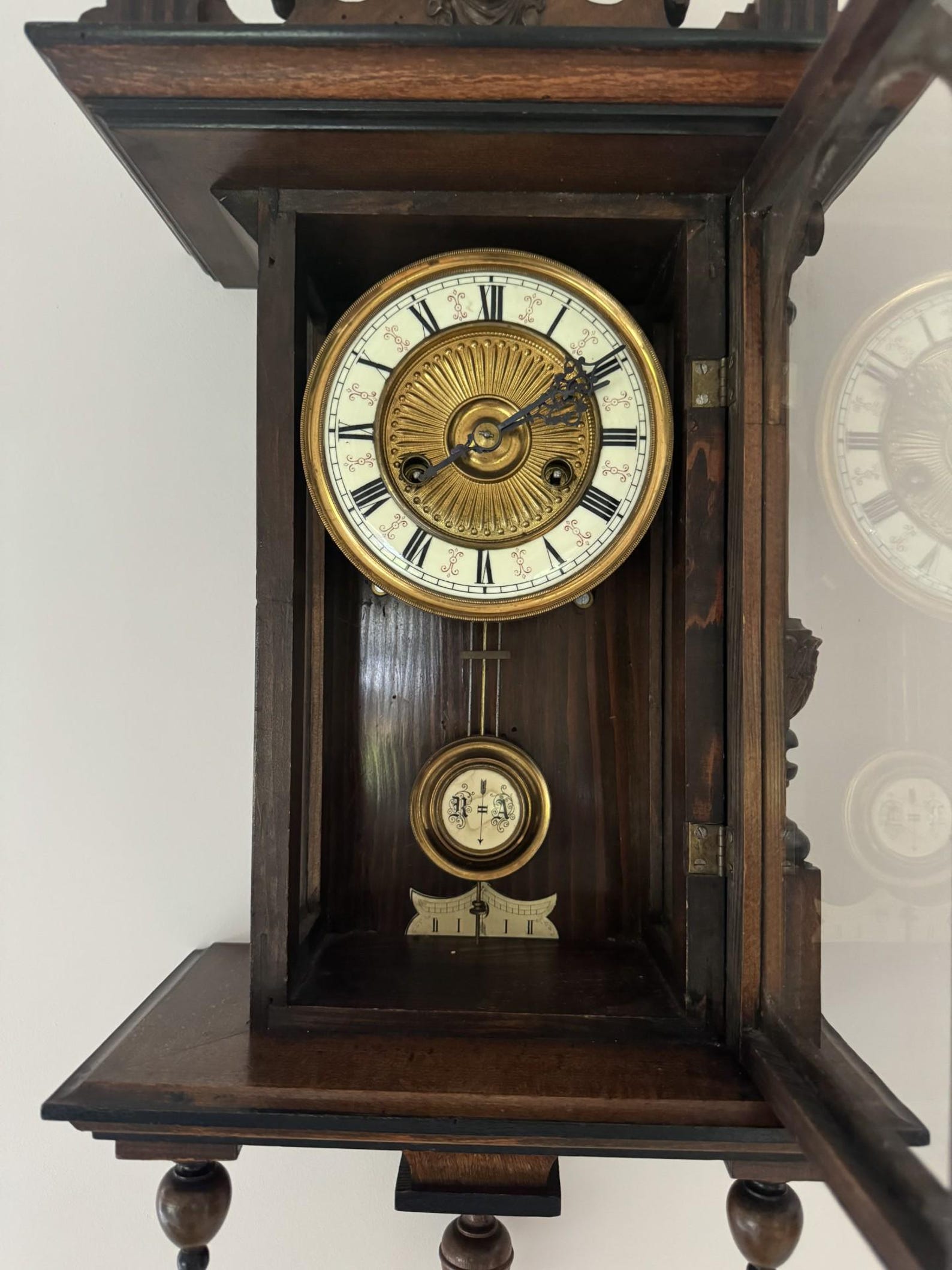 Stunning Quality Antique Victorian Walnut Vienna Wall Clock - Etsy UK