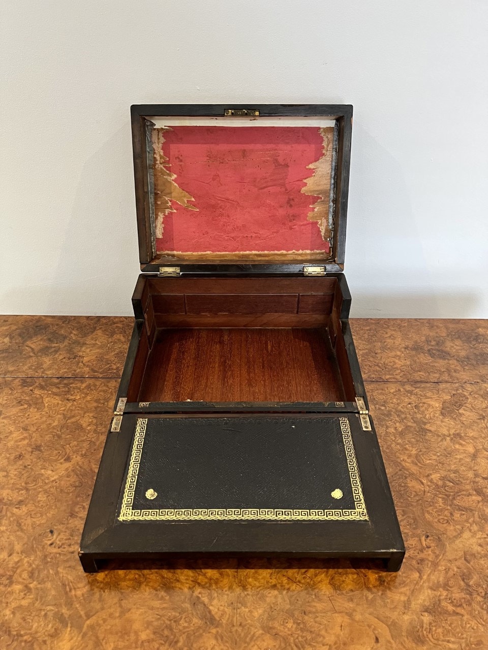 Lovely Antique Victorian Tunbridge Ware Inlaid Writing Box - Etsy