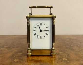 Antique Waterbury Miniature Carriage Clock - Etsy