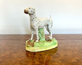 Antique Victorian Staffordshire Dalmatian