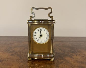 Antique Waterbury Miniature Carriage Clock - Etsy