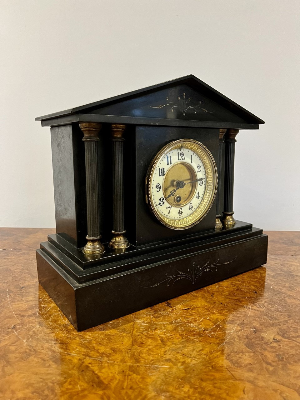 Antique Victorian Marble Mantle Clock Etsy UK