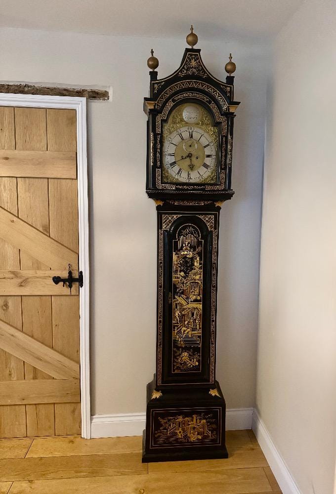 Fantastic Quality Antique George III Lacquered and Chinoiserie